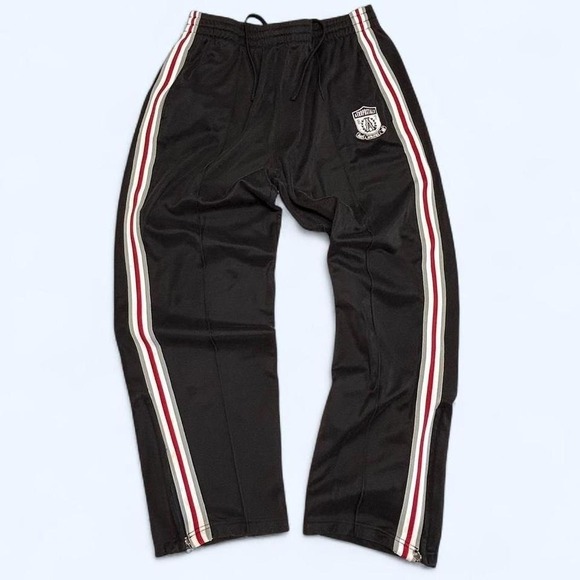 Aeropostale Other - Aeropostale Black Baggy Sweatpants Red Side Stripes Pockets Y2K Tracksuit XL